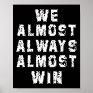 Fotboll Fläkt Älskare är en märklig retro vi nästa Poster