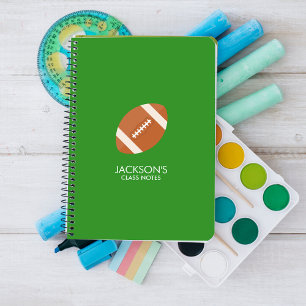 Fotboll Fläkt Anteckningsbok Med Spiral