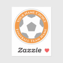 Fotboll Fläkt med Team Namn på en gång