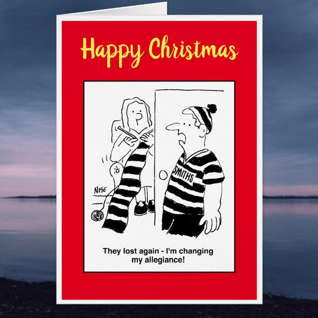 Fotboll Fläkt vill ändra sin lojalitet Hälsningskort (Skapare uppladdad)