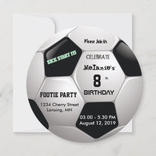 Fotboll ⚽ födelsedag Epic Party Inbjudningar