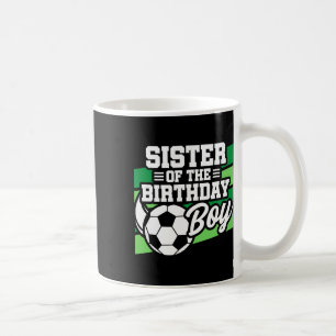 Fotboll Födelsedag - Födelsedag syster - Pojkar Fo Kaffemugg
