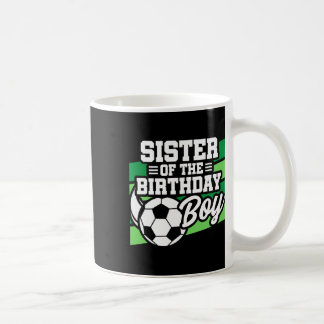 Fotboll Födelsedag - Födelsedag syster - Pojkar Fo Kaffemugg