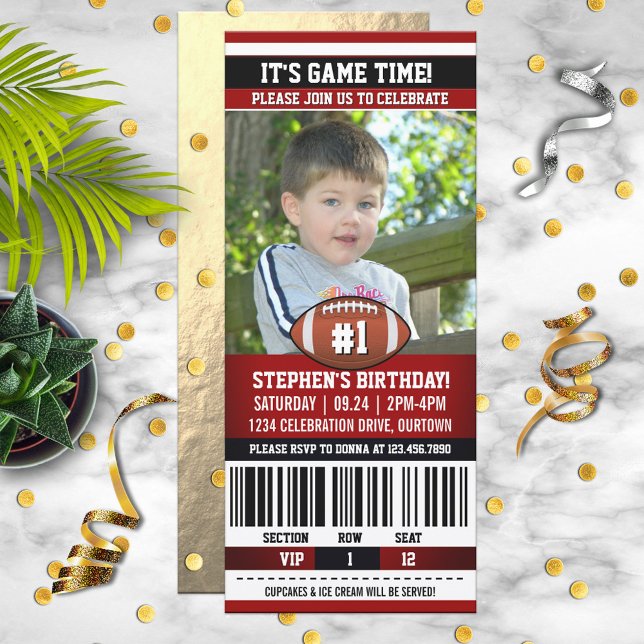 Fotboll Födelsedags Foto Mall (Skapare uppladdad)