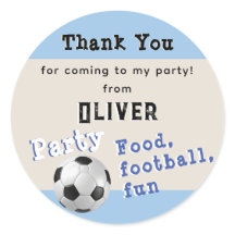 Fotboll - Födelsedagsfest - blått