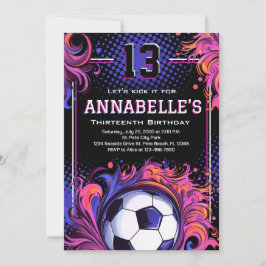 Fotboll, Födelsedagsfest Inbjudningar