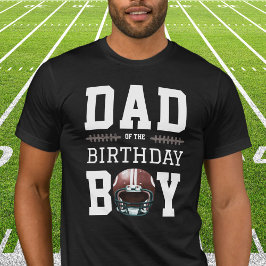Fotboll Födelsedagsfest Pappa T Shirt