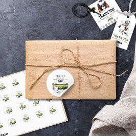 Fotboll, Födelsedagsfest Runt Klistermärke