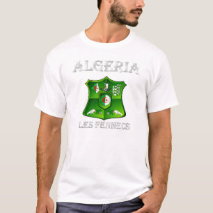 Fotboll för Algeriet flaggaLes Fennecs fotboll T-shirt