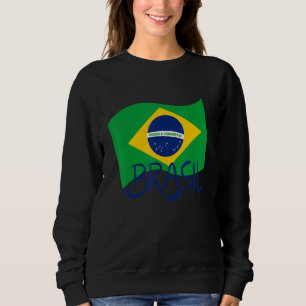 Fotboll för Brasilianska flagga T Shirt
