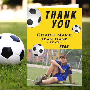 Fotboll för fotboll - Gult tack för att du har Coa