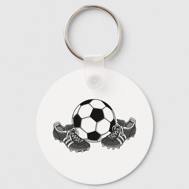 Fotboll för fotboll nyckelring (Framsida)