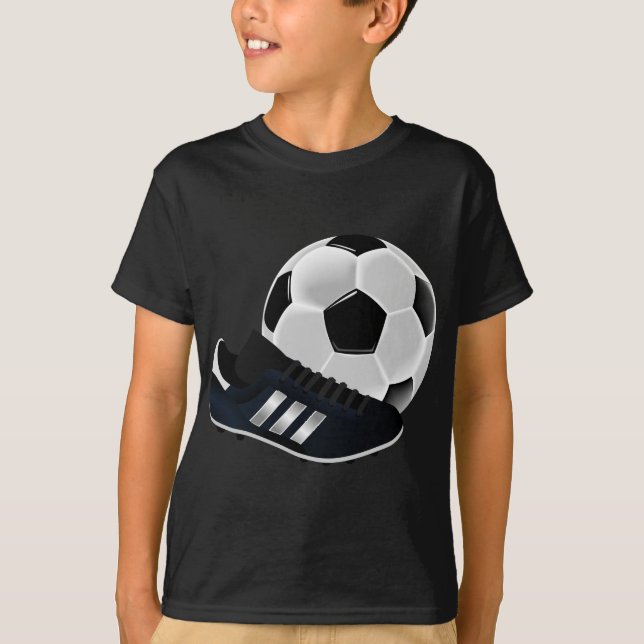 Fotboll för fotboll tee shirt (Framsida)