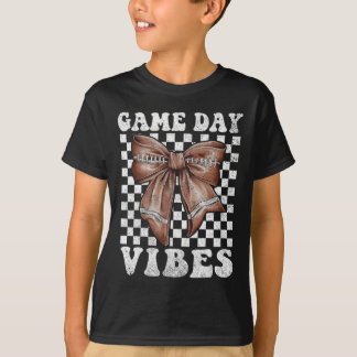 Fotboll för fotbollsmatcher i matchdagskvot t shirt
