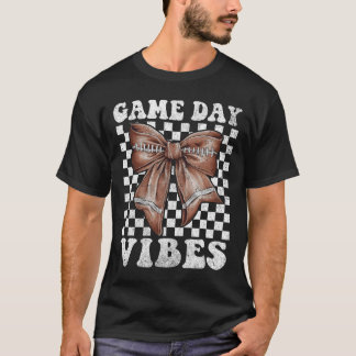 Fotboll för fotbollsmatcher i matchdagskvot t shirt
