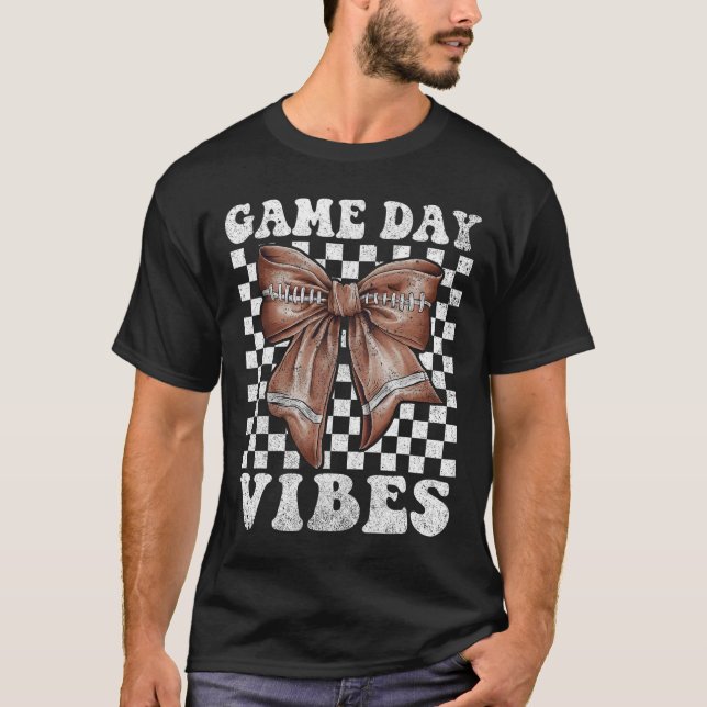 Fotboll för fotbollsmatcher i matchdagskvot t shirt (Framsida)