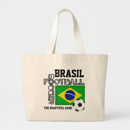 Fotboll för fotbollsspelare i BRASIL Jumbo Tygkasse