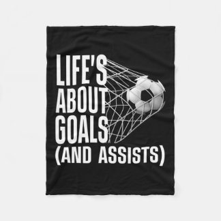 Fotboll för fotbollsspelare i fotbollsmatchen för  fleecefilt