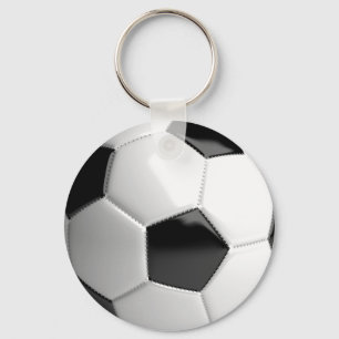 Fotboll för fotbollsspelare nyckelring