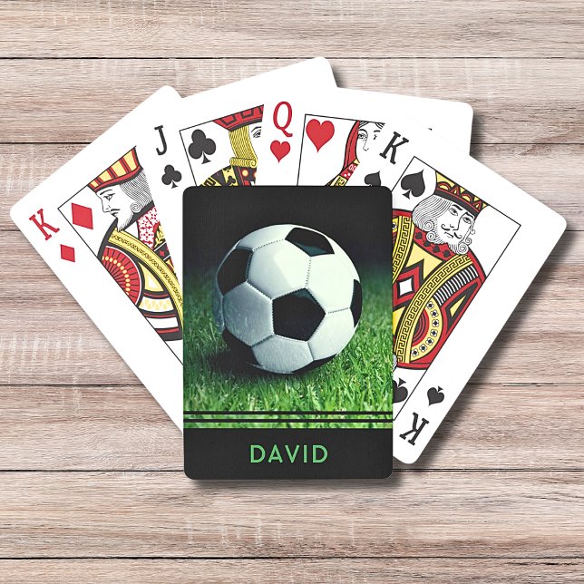 Fotboll för herrar, Personlig Namn Casinokort (Skapare uppladdad)