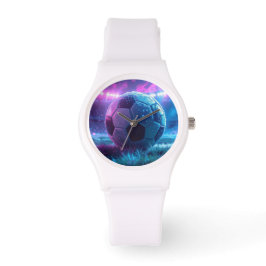 Fotboll för imponerande tidsinställning armbandsur