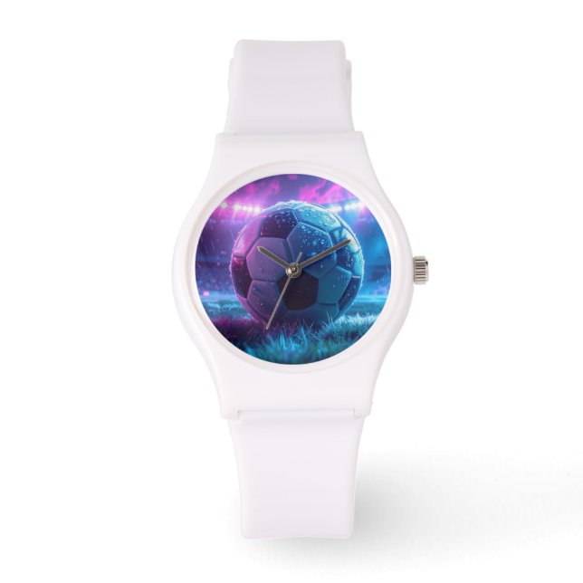 Fotboll för imponerande tidsinställning armbandsur (Framsida)