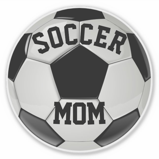 Fotboll för Mamma Klistermärken (Framsida)