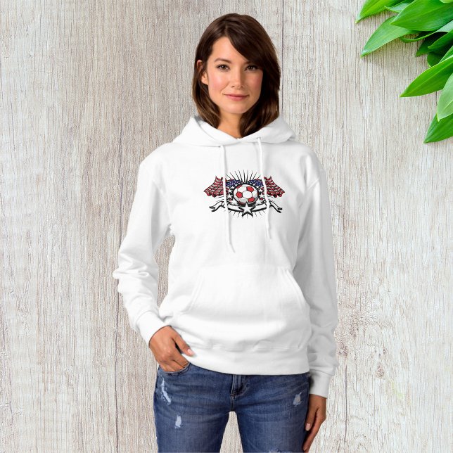 Fotboll för patriotiskt amerikanskt fotbollsarenor t shirt (Skapare uppladdad)