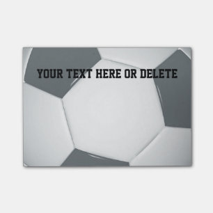 Fotboll för Personalizable fotboll noterar Post-it Block