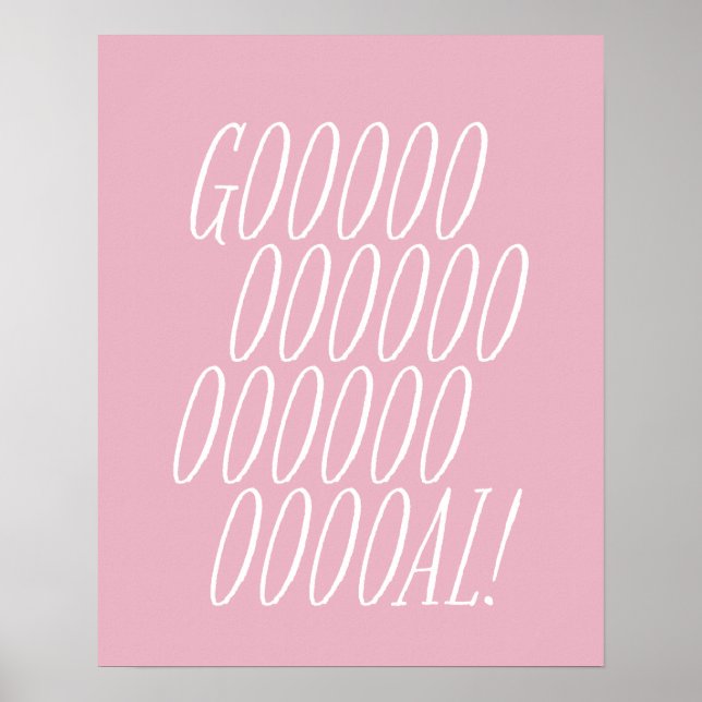 Fotboll för rosa barn sportkonst poster (Framsidan)