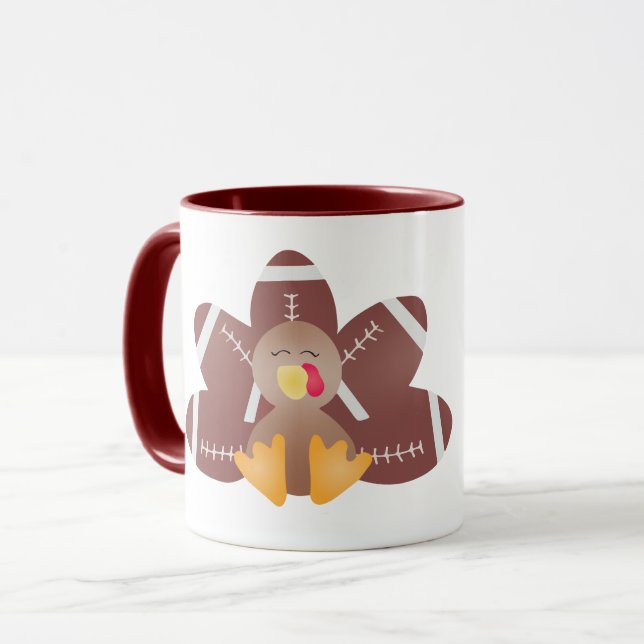 Fotboll för spel Turkiet Feathers Mugg (Framsida vänster)