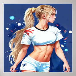 Fotboll förenar världen poster