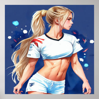 Fotboll förenar världen poster