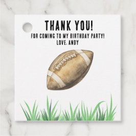 Fotboll - första året ner Födelsedagsfest Gåvor Etiketter