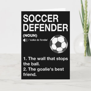 Fotboll Försvarare Definition Fotbollsspelare Fotb Kort