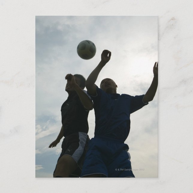 Fotboll (Fotboll) 4 Vykort (Framsida)