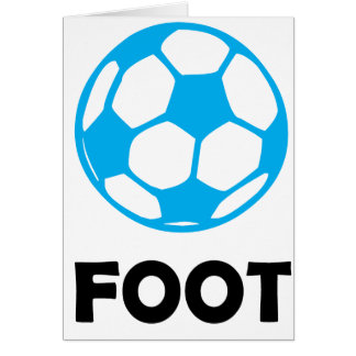 Fotboll/fotboll Hälsningskort
