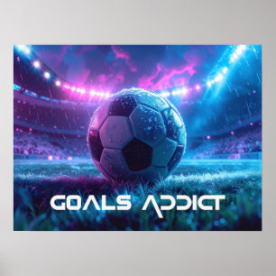 FOTBOLL - FOTBOLL - MÅL POSTER