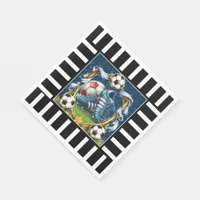 Fotboll - Fotboll Ram Pappersservett (Hörn)