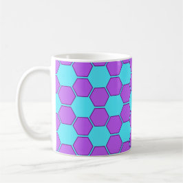 Fotboll/Fotboll Struktur - Lila och blått Kaffemugg