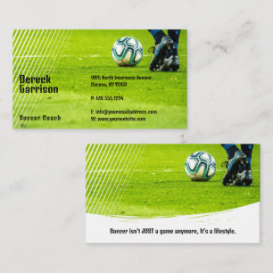 Fotboll Fotbollspassagerare Visitkort