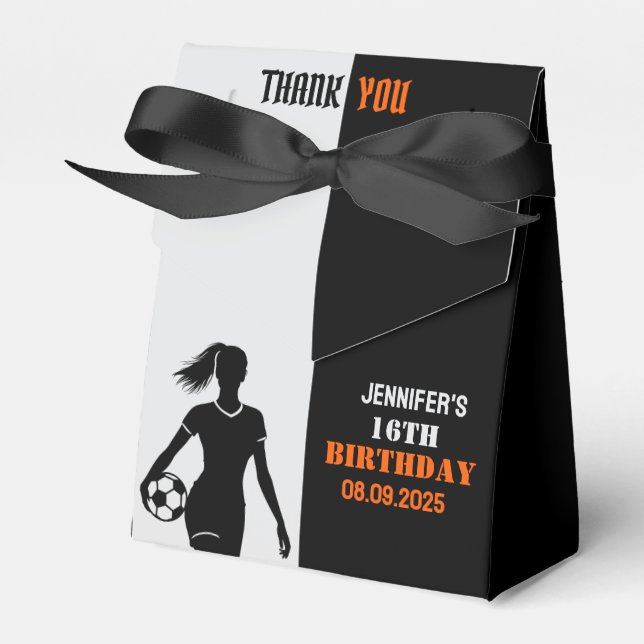 Fotboll, fotbollsspelargåva, födelsedag presentaskar (Framsidan Sidan)