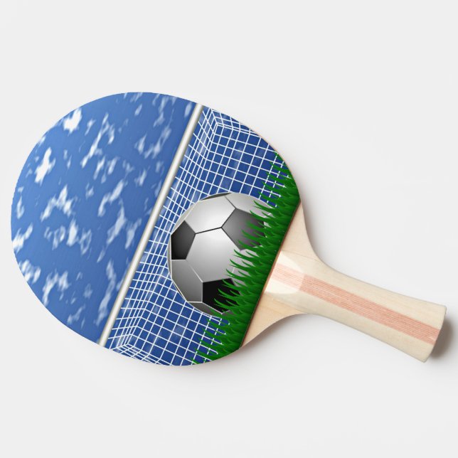 Fotboll, fotnotsnät och boll pingisracket (Sidan)