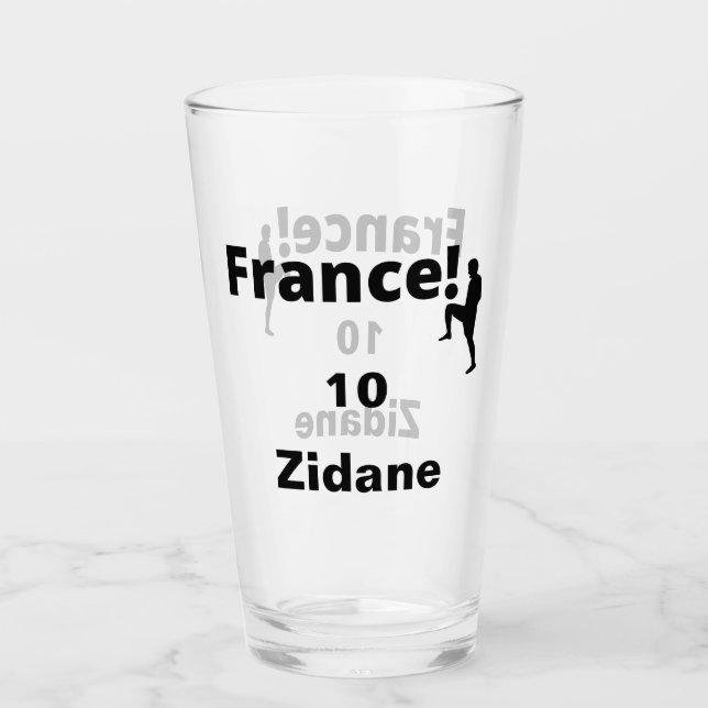 Fotboll, Frankrike, anpassade Glaskopp (Framsida)