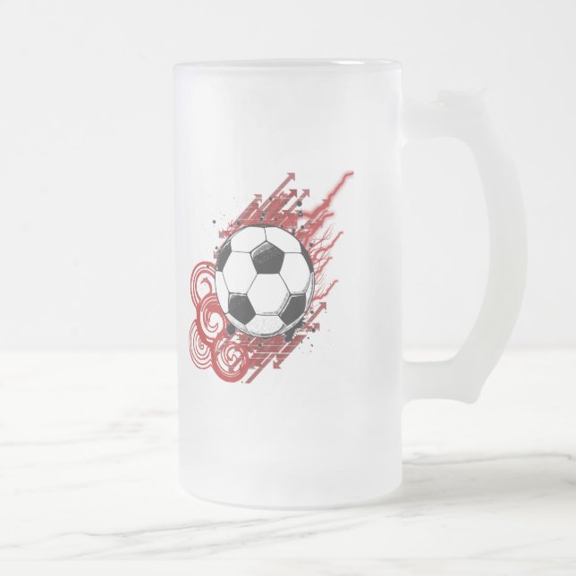 Fotboll Frostat Ölglas (Höger)
