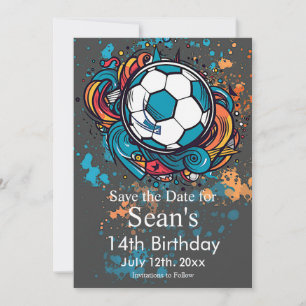 Fotboll, Futbol Birthday Spara Datumet