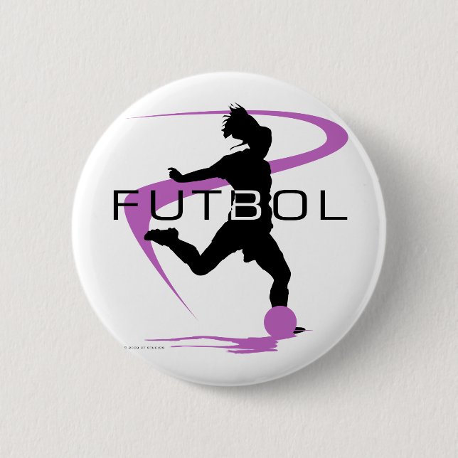 Fotboll Futbol - flickor - rosor Knapp (Framsida)