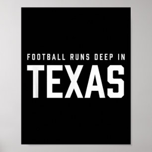 Fotboll går djupt i Texas Poster