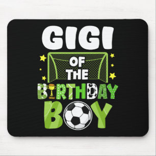Fotboll Gigi Födelsedags Pojke Party Fotboll Famil Musmatta