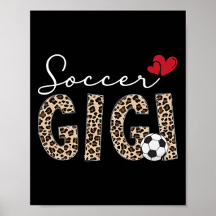 Fotboll Gigi Leopard Gigi Av En Fotbollsspelare Gi Poster
